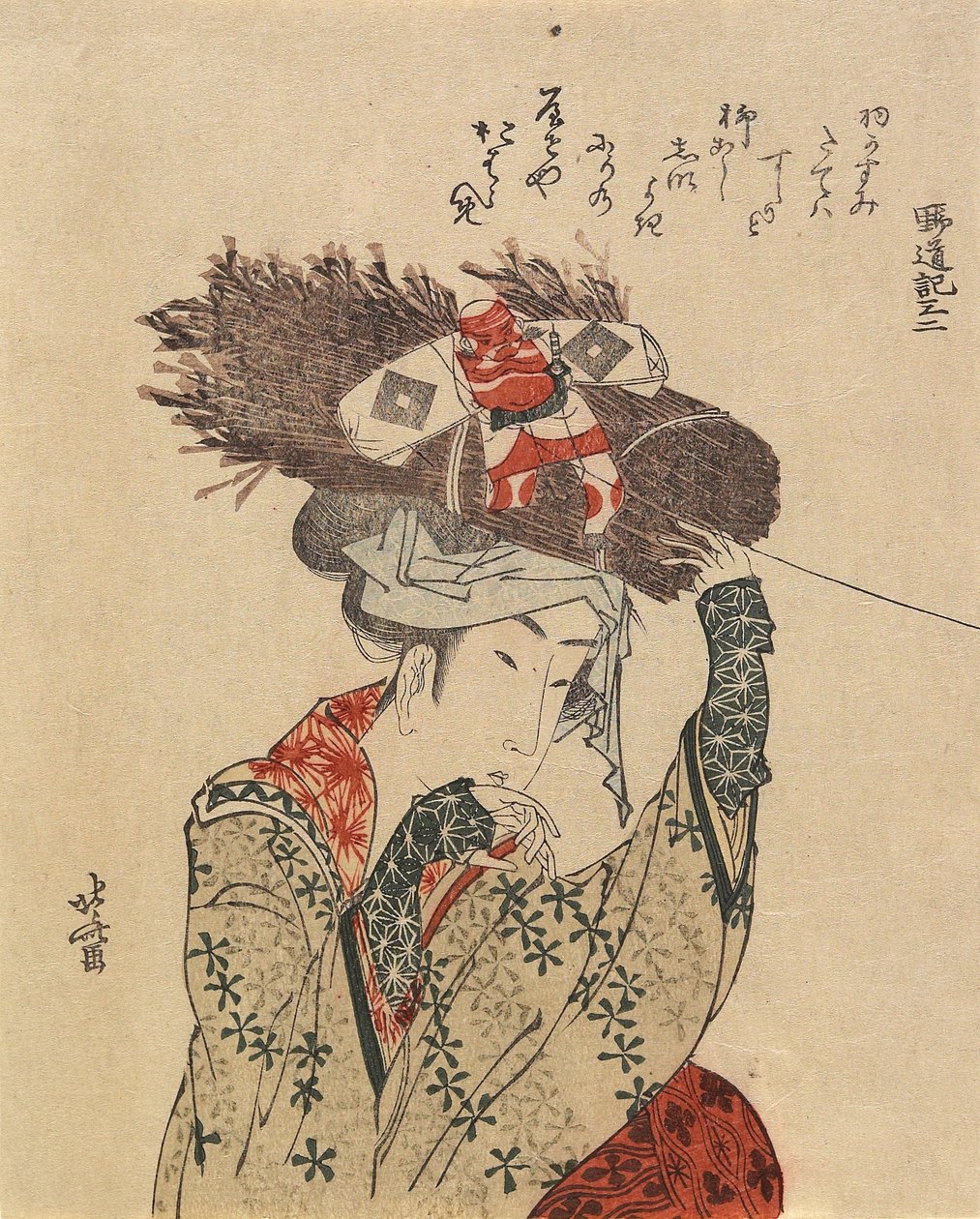 Ohara-me, 1797-1819 autorstwa Katsushika Hokusai
