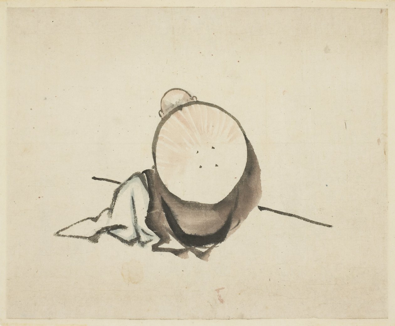 Odpoczynek Pielgrzyma autorstwa Katsushika Hokusai