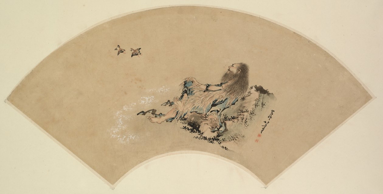 Risshi nad morzem Obserwacja ptaków autorstwa Katsushika Hokusai