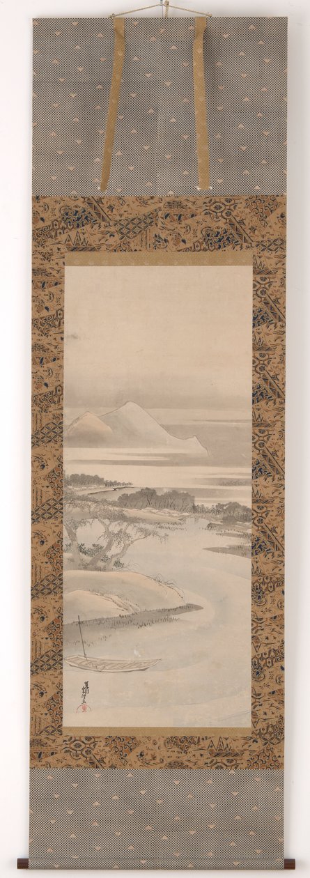 Krajobraz rzeczny, 1760-1849. autorstwa Katsushika Hokusai