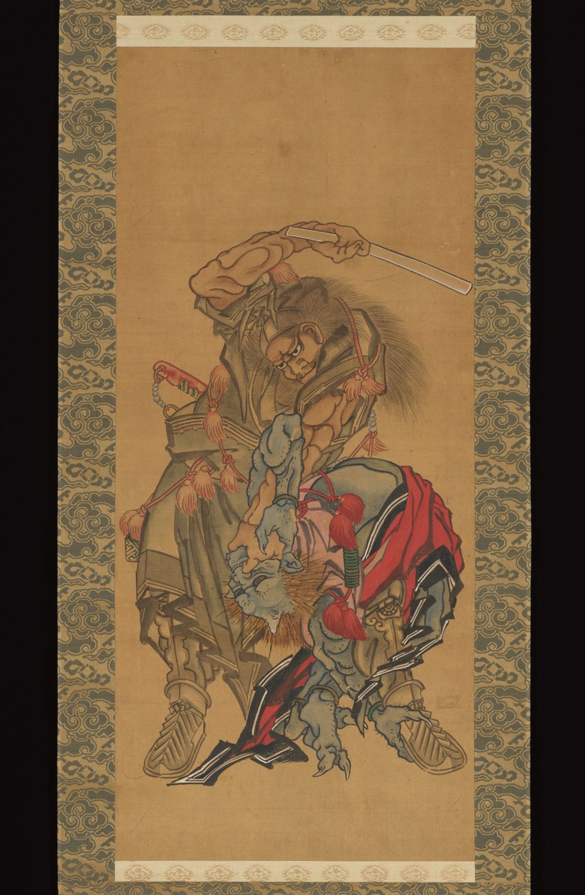 Shōki, pogromca demonów autorstwa Katsushika Hokusai