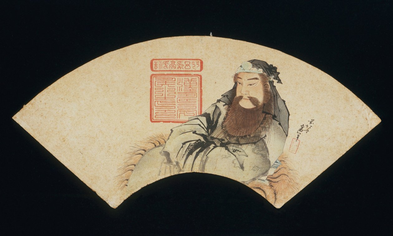 Chiński bóg wojny autorstwa Katsushika Hokusai