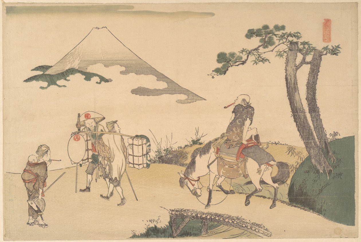 Szczyt góry Fuji autorstwa Katsushika Hokusai