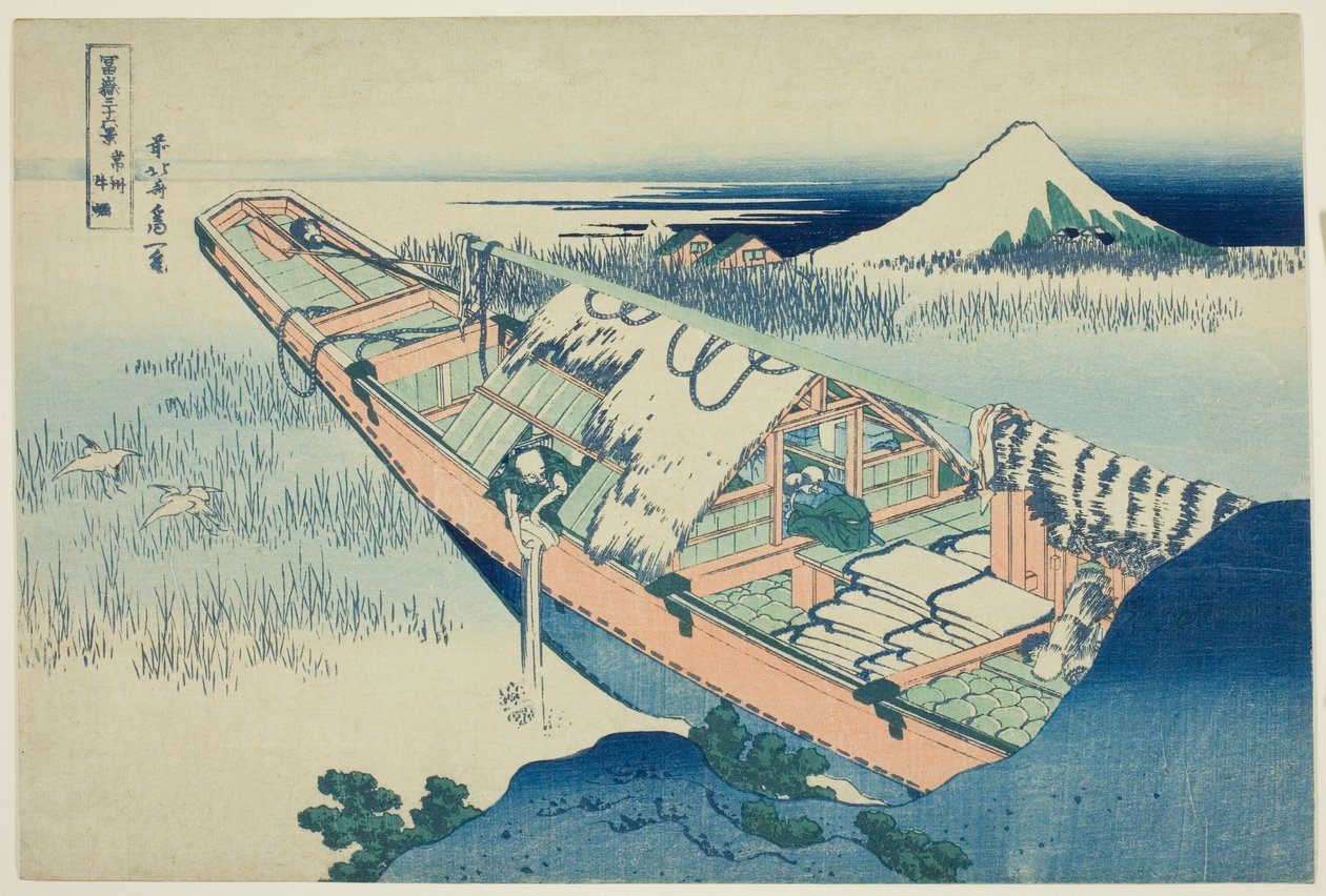 Kazuo Ushibori Hitachi P Lovinse (asystent Ushibori), z serii `` Mr. Tyrty x Vie ws Of Mount Fuji (Fugaku Usaju Rokukei)