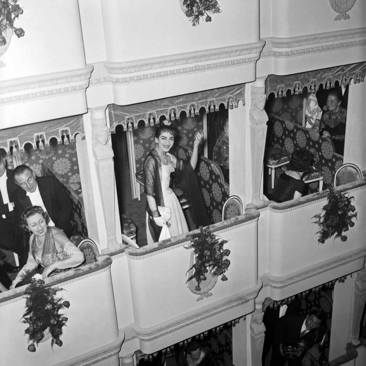 Maria Callas w teatrze Piccola Scala autorstwa Alec Hunter