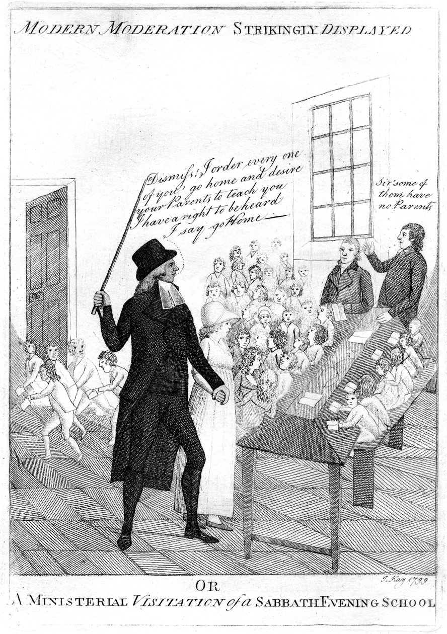„Nowoczesna umiarkowanie uderzająco wyeksponowana”, 1799 autorstwa Kay