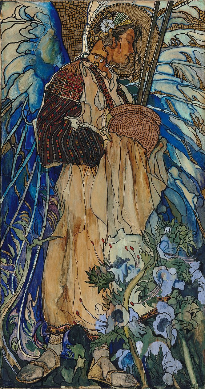 Madonna Huculska autorstwa Kazimierz Sichulski