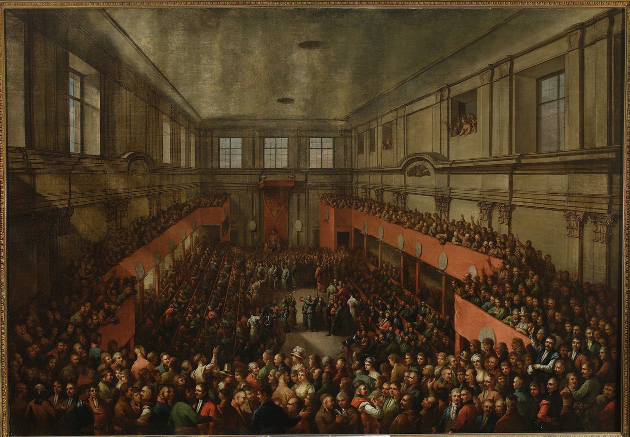 Constitution polonaise du 3 maja 1791 - uchwalenie Konstytucji 3 Maja autorstwa Kazimierz Wojniakowski