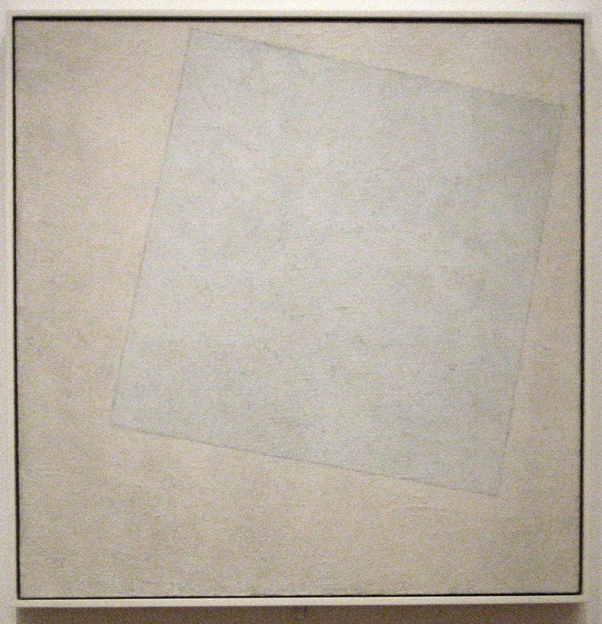 Kompozycja suprematystyczna: biel na wybielaczu autorstwa Kazimir Severinovich Malevich