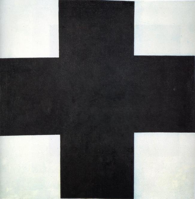 Czarny krzyż autorstwa Kazimir Severinovich Malevich