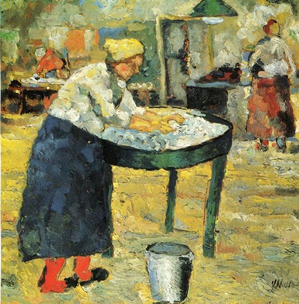 Praczka autorstwa Kazimir Severinovich Malevich