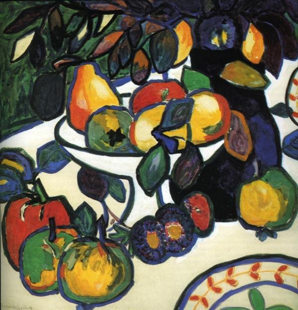 Naturalne martwe owoce autorstwa Kazimir Severinovich Malevich