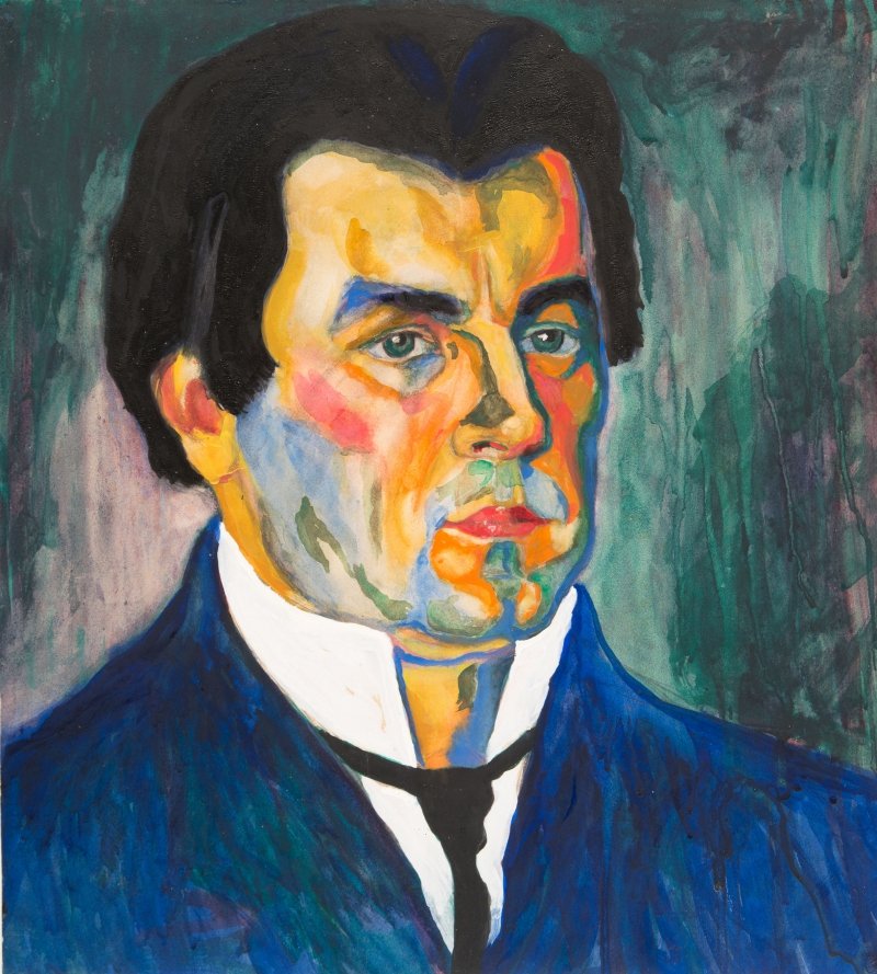 Autoportret autorstwa Kazimir Severinovich Malevich