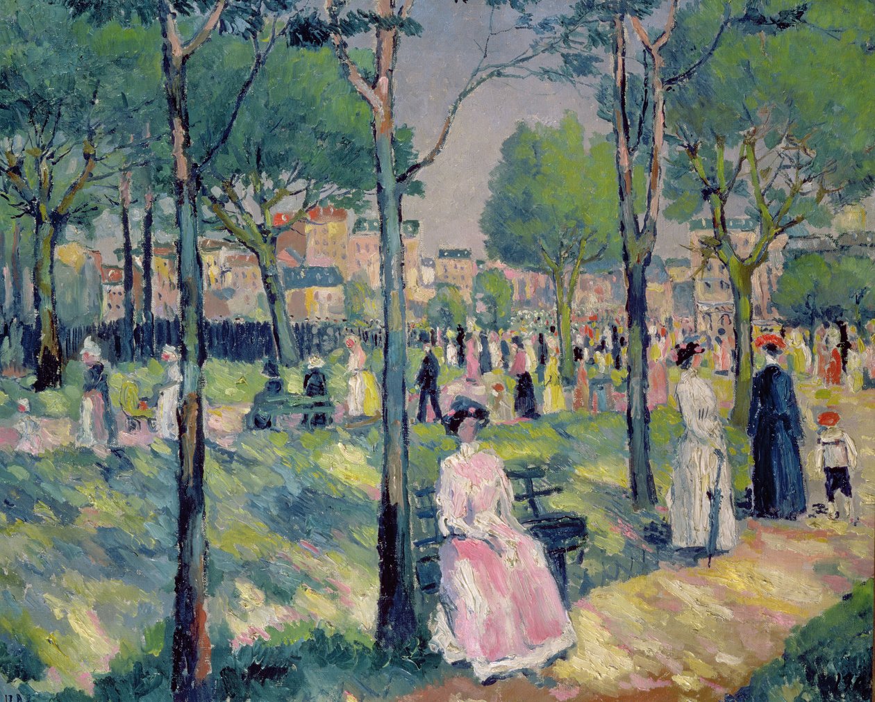 W Alei, 1903 autorstwa Kazimir Severinovich Malevich