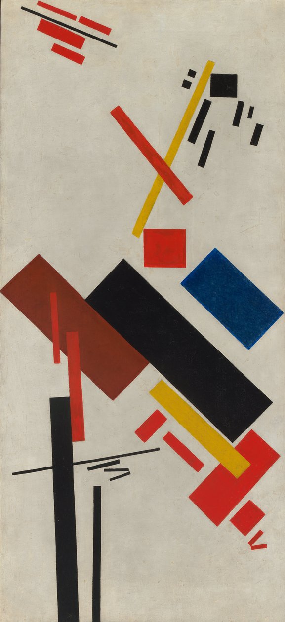 Dom w budowie (Howse w budowie) autorstwa Kazimir Severinovich Malevich