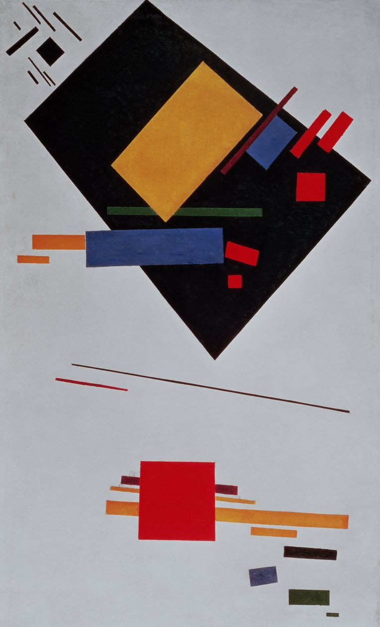 Kompozycja suprematystyczna, 1915 autorstwa Kazimir Severinovich Malevich