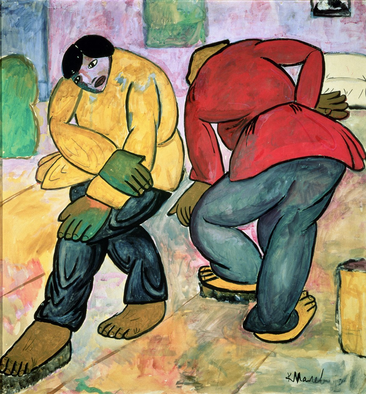 Polerki do podłóg, 1911 autorstwa Kazimir Severinovich Malevich