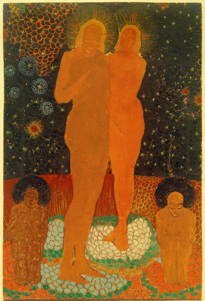 Adam i Ewa autorstwa Kazimir Severinovich Malevich