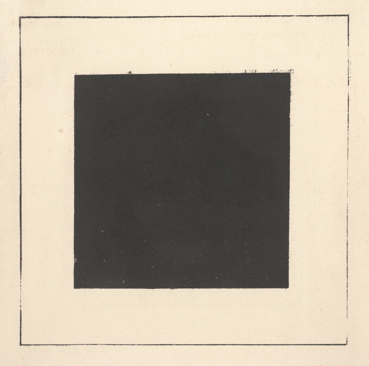 Czarny kwadrat z książki "Suprematyzm: 34 rysunki" autorstwa Kazimir Severinovich Malevich