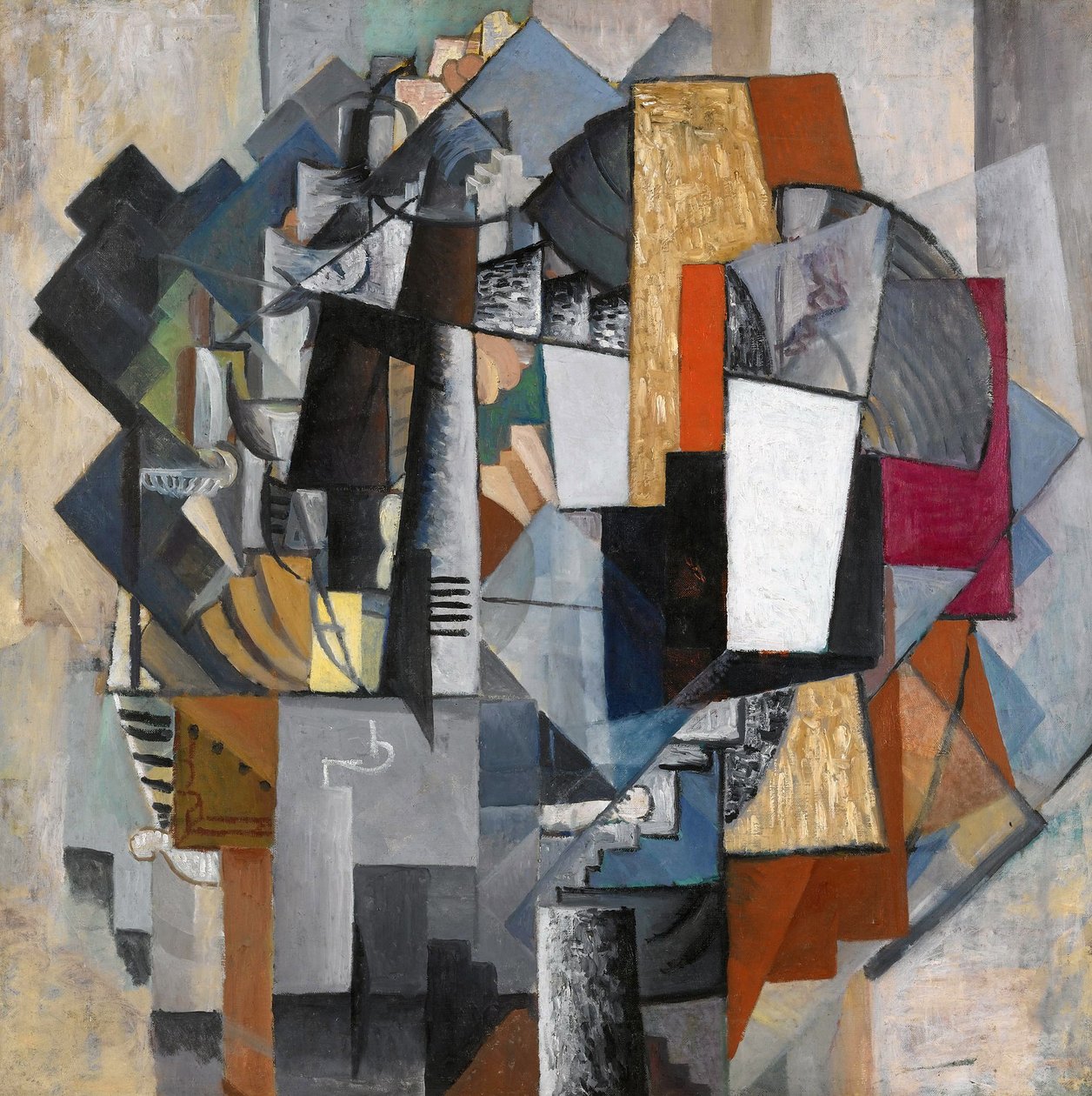 Biurko i pokój autorstwa Kazimir Severinovich Malevich