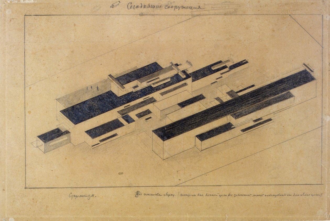 Współczesne budynki autorstwa Kazimir Severinovich Malevich