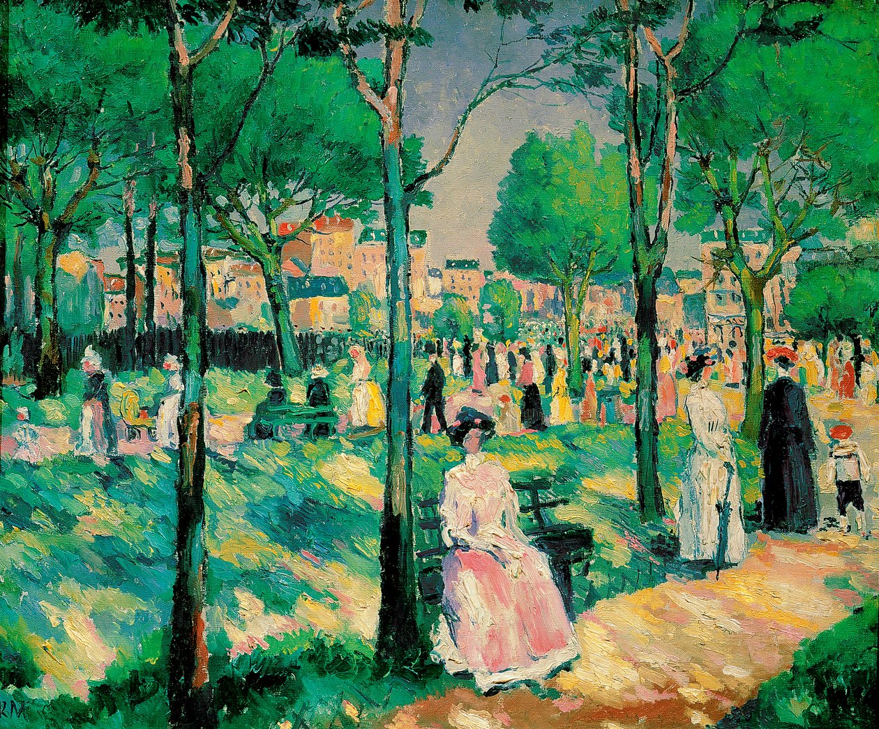 Na Bulwarze, 1903. autorstwa Kazimir Severinovich Malevich