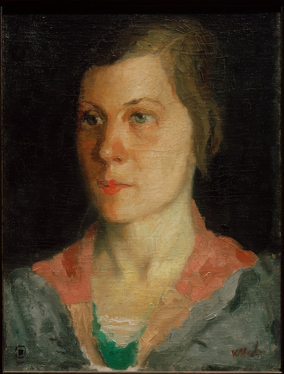 Portret żony artysty, 1933 autorstwa Kazimir Severinovich Malevich