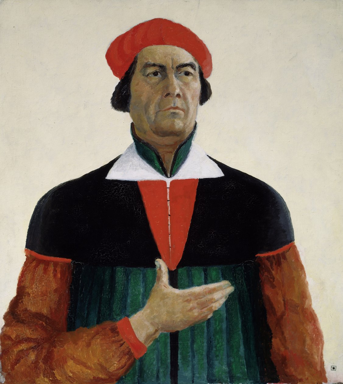 Autoportret, 1933 autorstwa Kazimir Severinovich Malevich