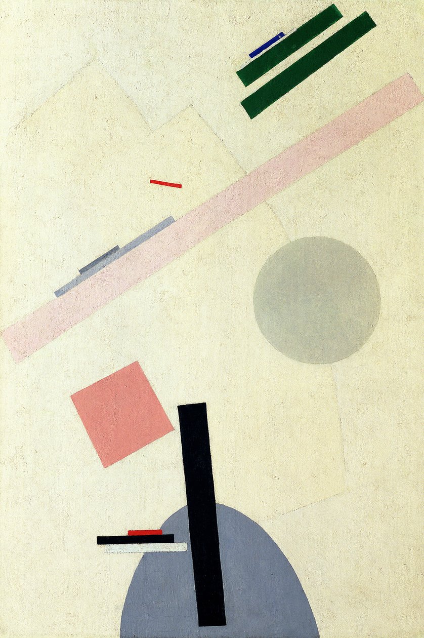 Kompozycja suprematystyczna autorstwa Kazimir Severinovich Malevich
