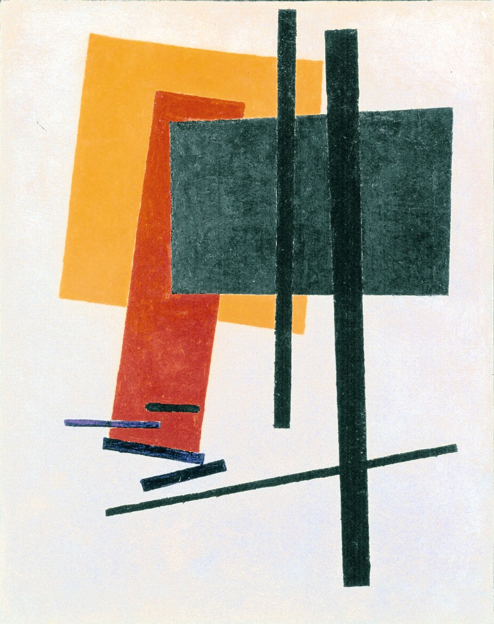 Kompozycja suprematystyczna autorstwa Kazimir Severinovich Malevich