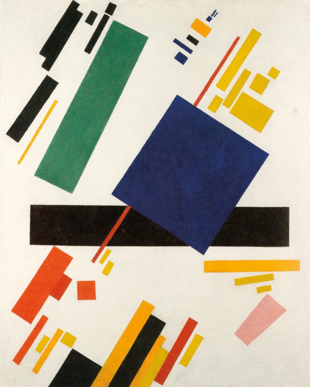 Kompozycja suprematystyczna, 1916 autorstwa Kazimir Severinovich Malevich