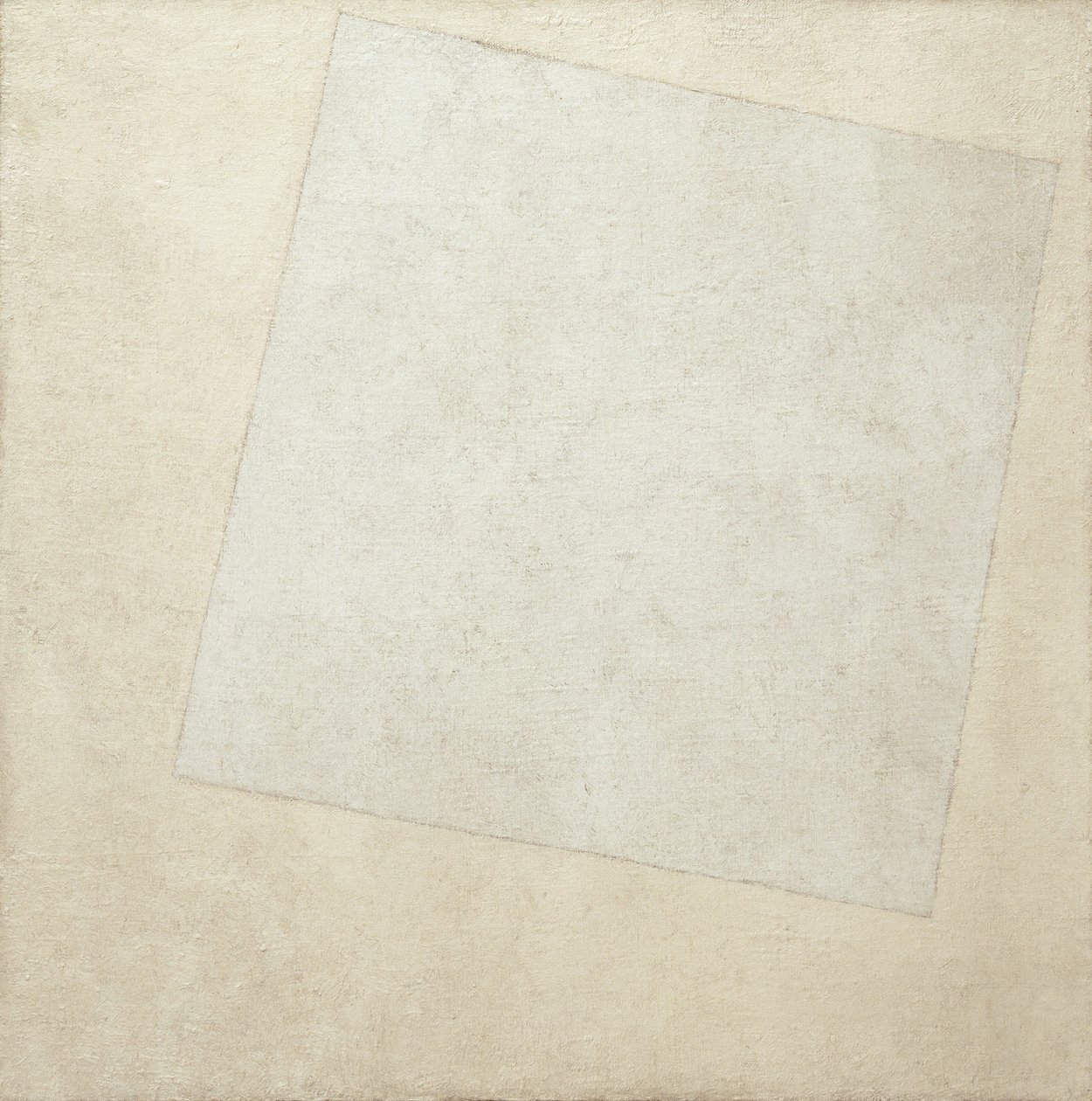 Kompozycja suprematystyczna: biel na białym, 1918 r. autorstwa Kazimir Severinovich Malevich