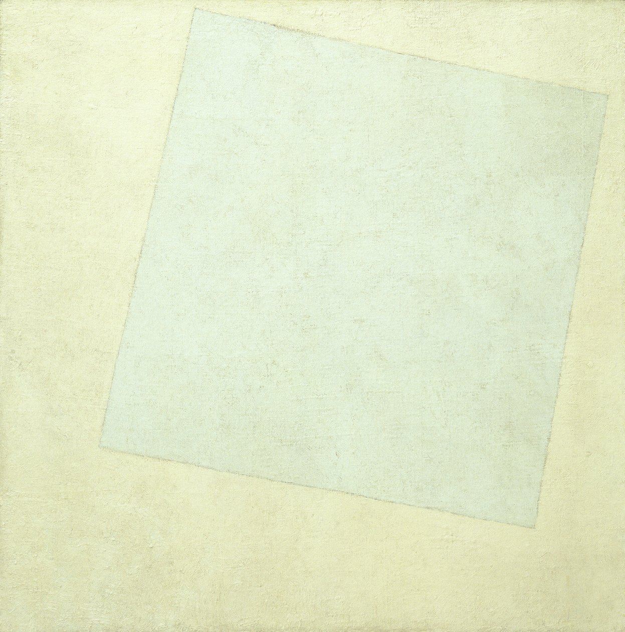 Kompozycja suprematystyczna. Białe na białym, 1918 autorstwa Kazimir Severinovich Malevich