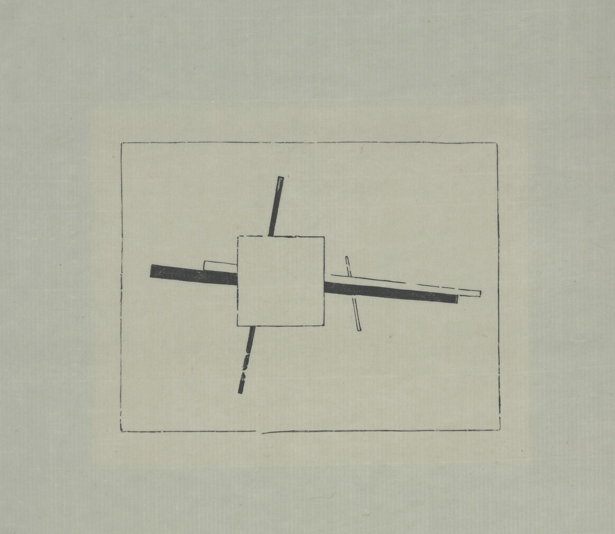 Krzyż suprematystów autorstwa Kazimir Severinovich Malevich