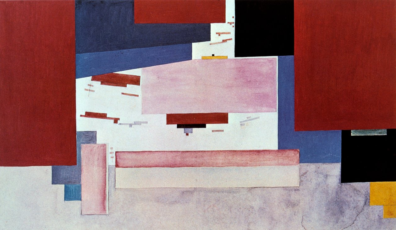 Wariacje suprematyczne, 1919 autorstwa Kazimir Severinovich Malevich