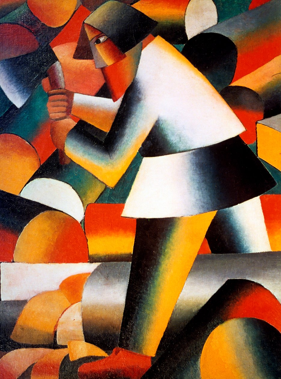 Dziennikarz, 1912 autorstwa Kazimir Severinovich Malevich