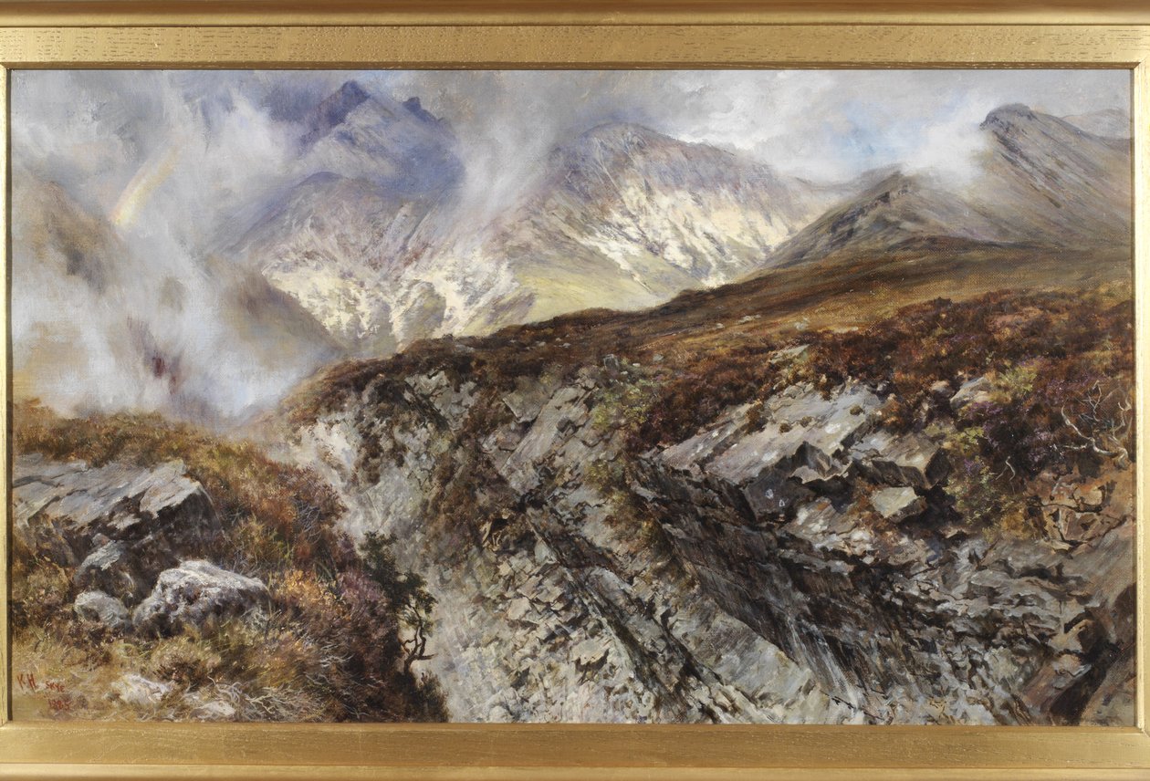 Sgurr nan Guillean, Wyspa Skye, 1885 autorstwa Keeley Halswelle