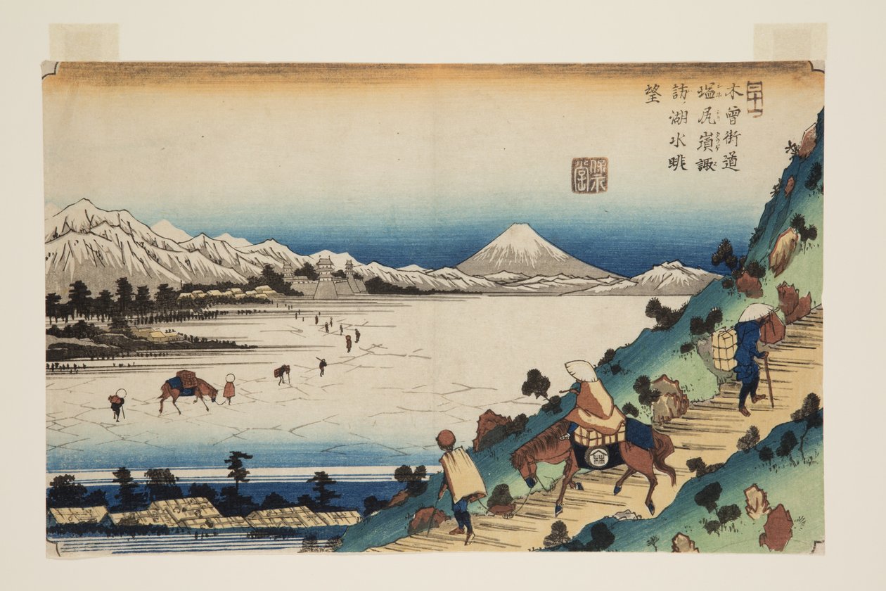 z. 31, Shiojiri Pas: t? autorstwa Keisai Eisen