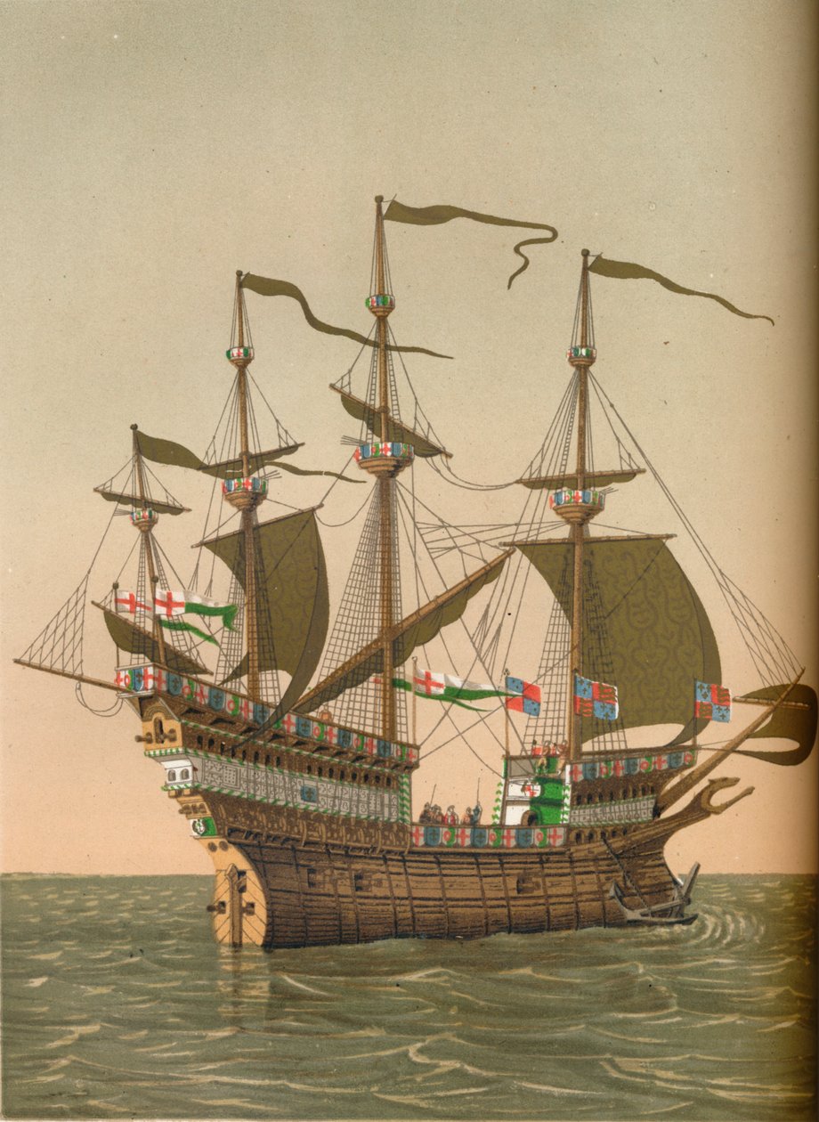 „Wielki Harry”, ok. 1520, 1849 r. autorstwa Kellerhoven