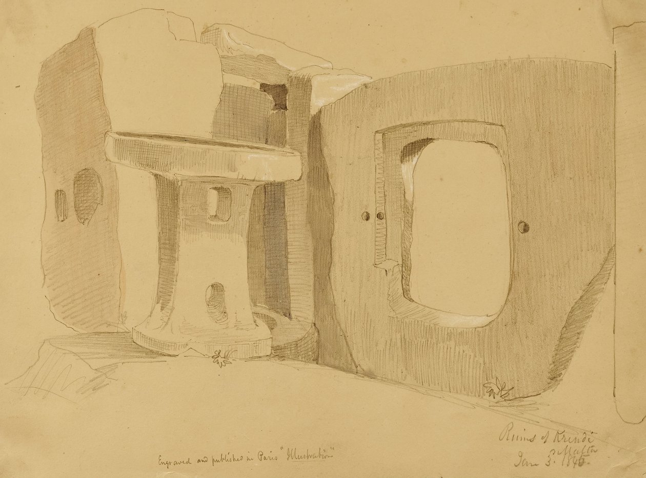 Ruiny, Krindi, Malta autorstwa Kellogg, Miner Kilbourne