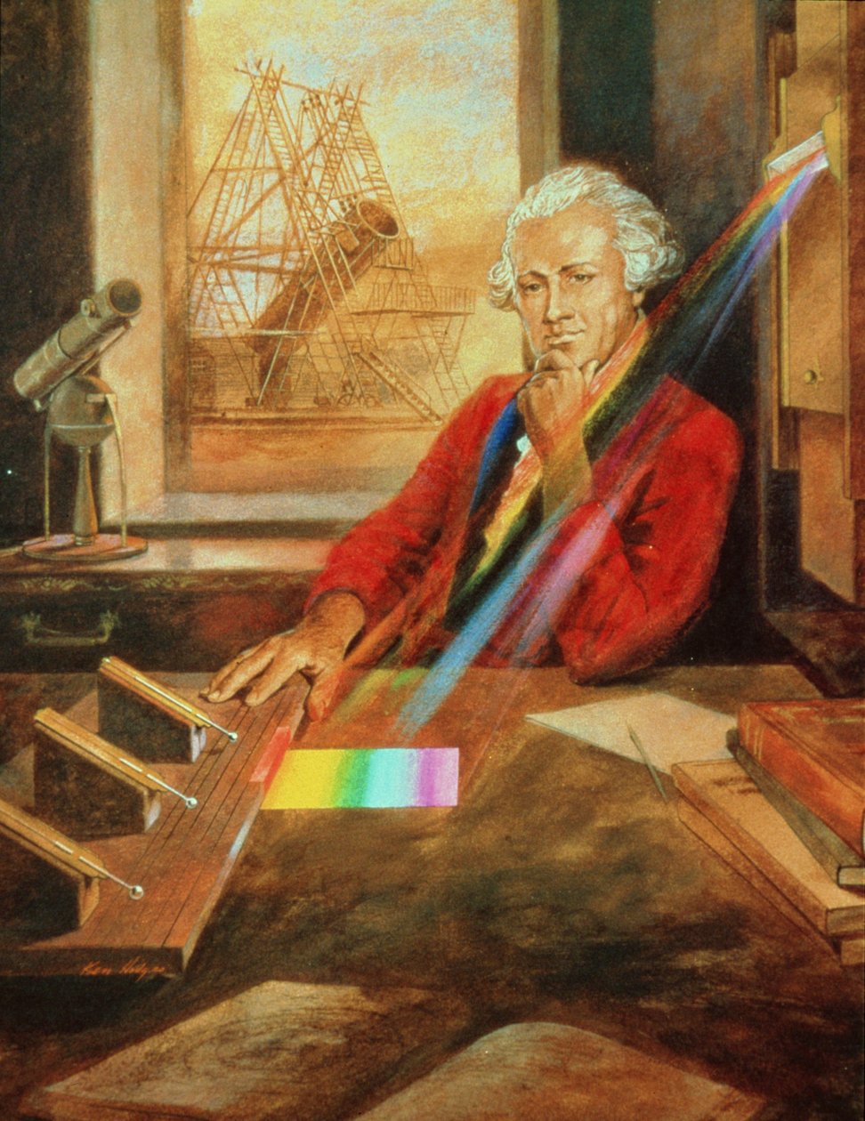Sir William Herschel (1738-1822) autorstwa Ken Hodges