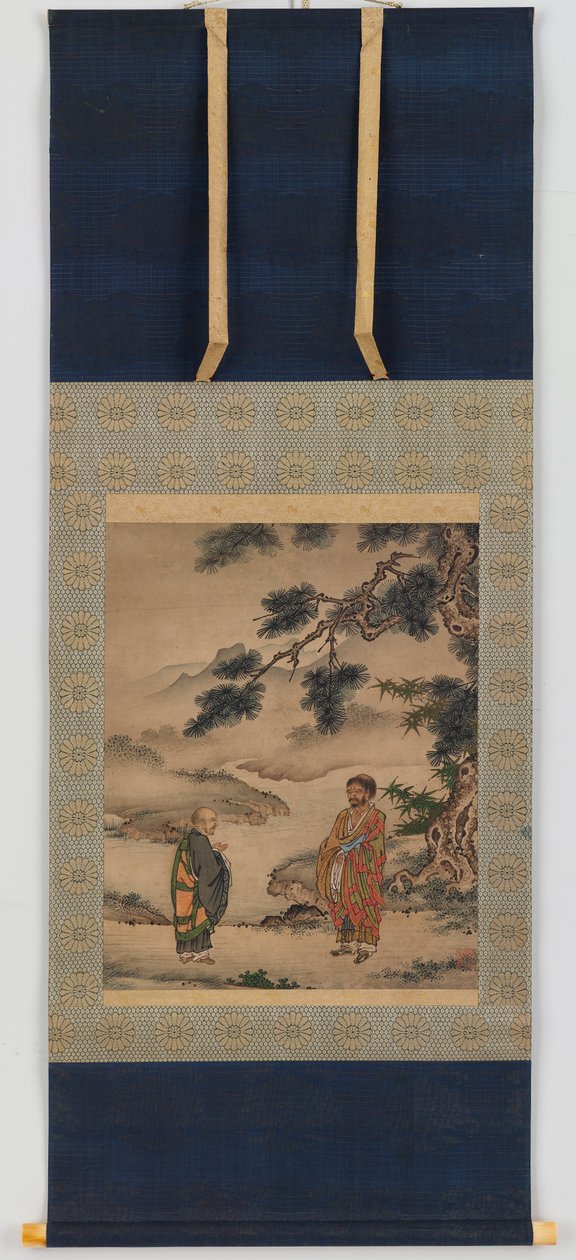 Spotkanie Yun-men Wen-yen i Fa-yen Wen-i autorstwa Kenkō Shōkei
