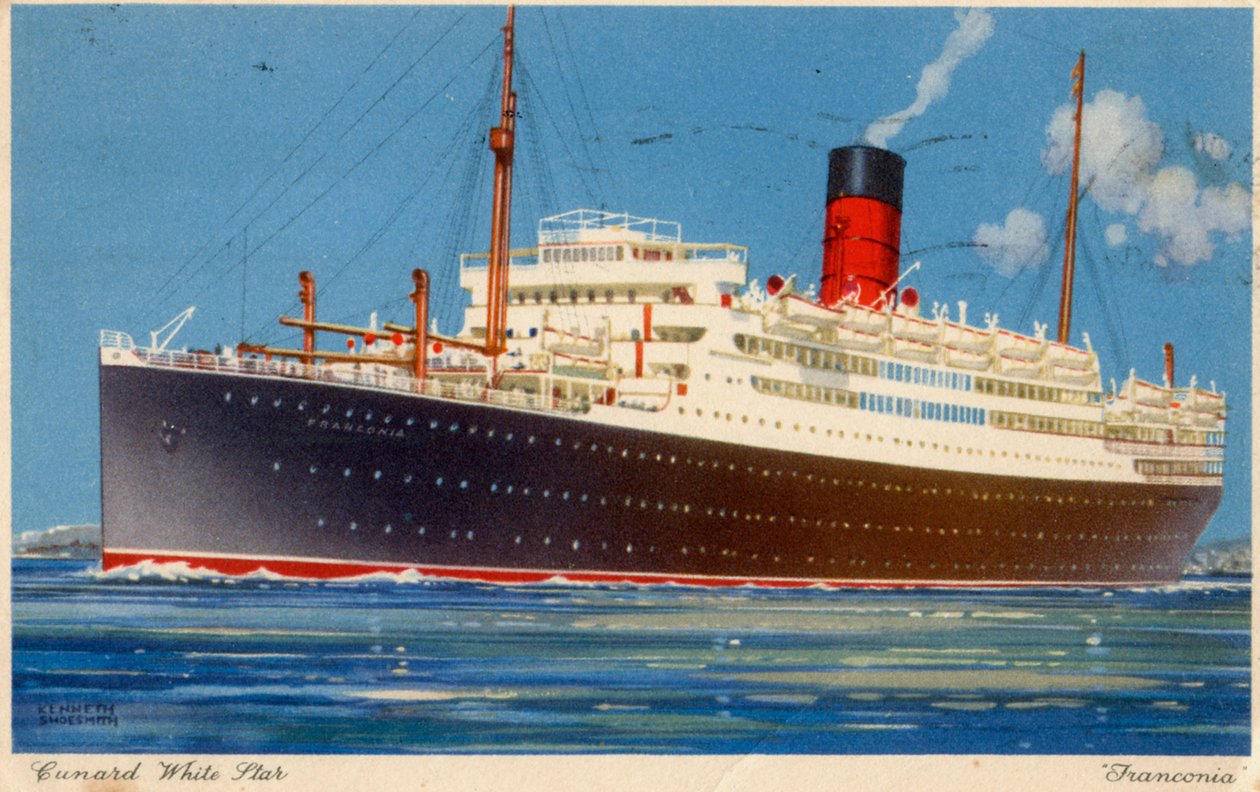Parowiec Cunard Line RMS 