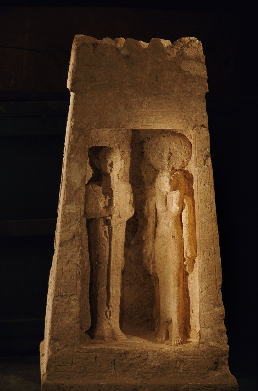 Wolnostojąca świątynia, naos, Ptaha i Sekhmet, Nowe Królestwo, 2002 r. (zdjęcie) autorstwa Kenneth Garrett