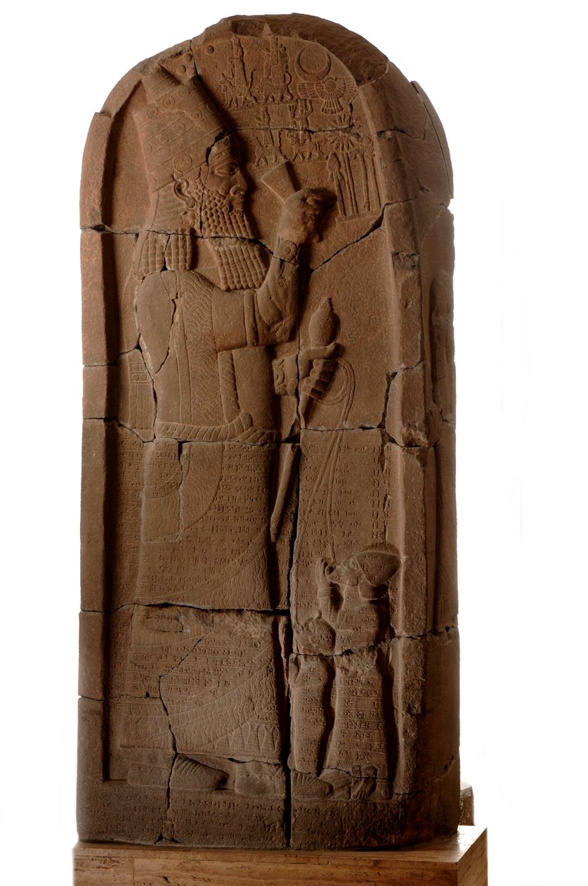 Muzeum Berlińskie, Faraonowie nubijscy, stela Esarhaddona z Zenjirili, stela Nastasena..., 2007 (zdjęcie) autorstwa Kenneth Garrett