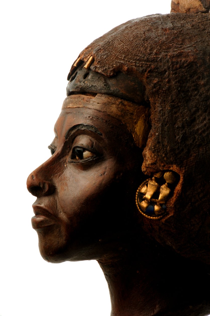 Muzeum Berlińskie, faraonowie nubijscy, figurka Tiye, żony Amenhotepa III autorstwa Kenneth Garrett