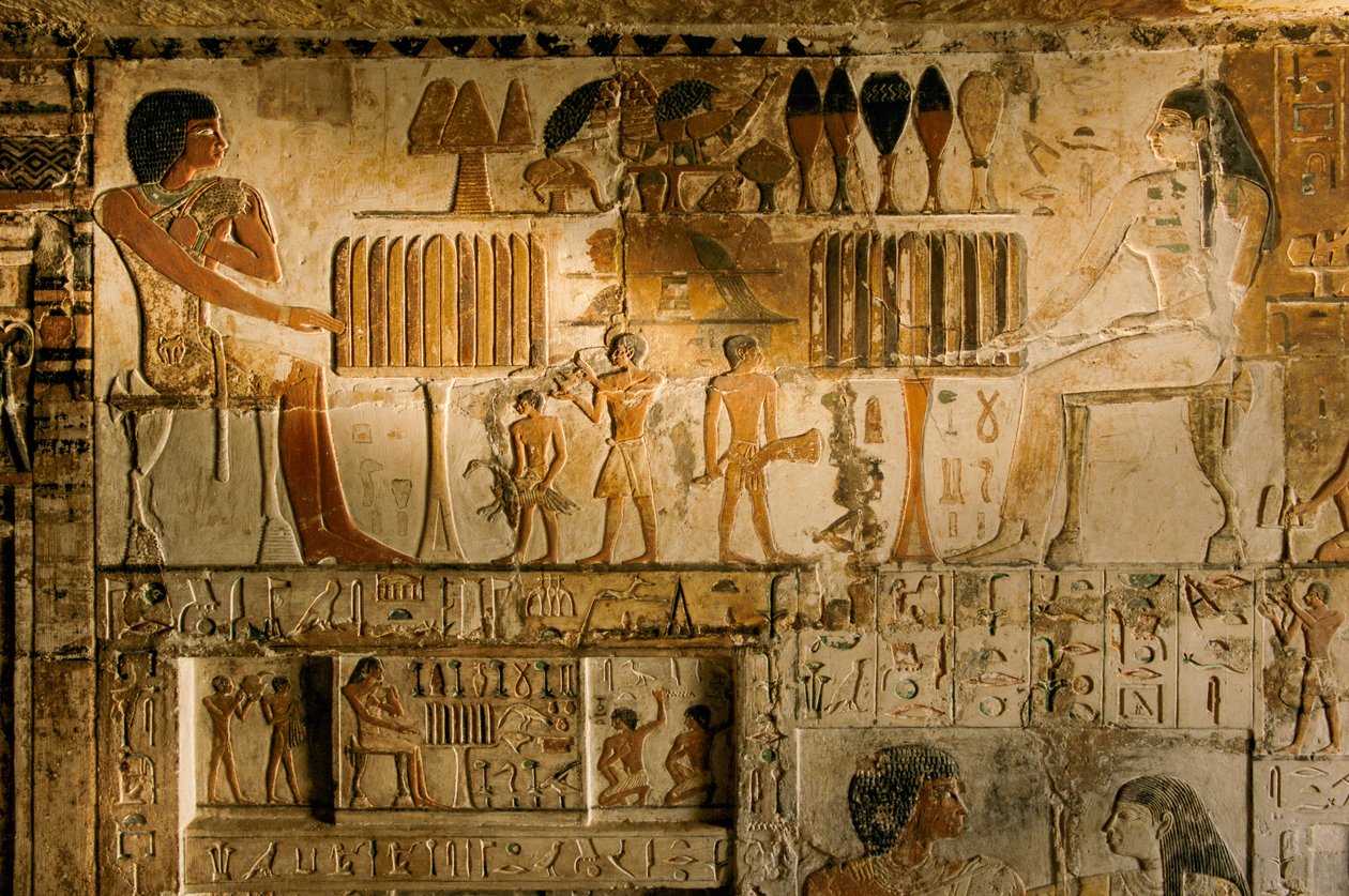 Egipt; archeologia; Stare Państwo; Sakkara; mumia; Nefer; grobowiec, 5. dynastia autorstwa Kenneth Garrett