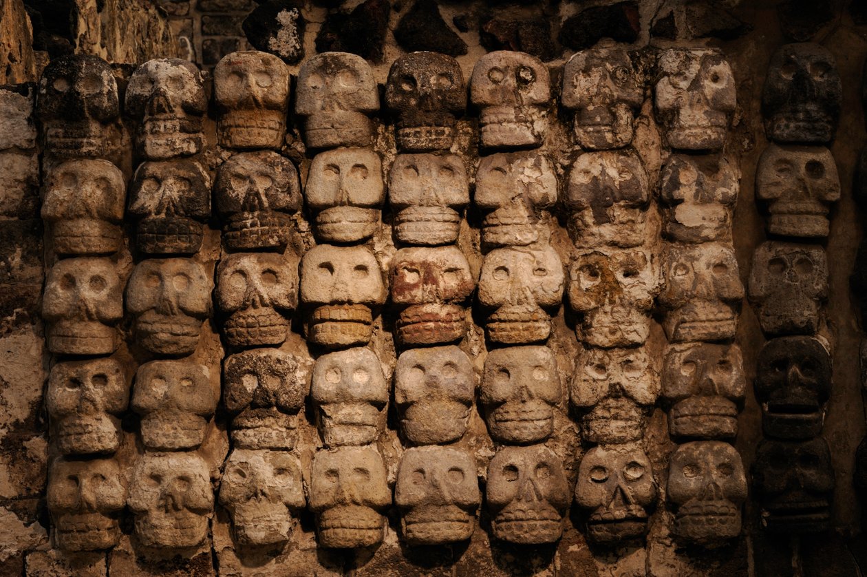 Greatest Aztecs, MM7677, Mexico City, Meksyk, Muzeum Templo Mayor, Zdjęcia obiektu, Tzom..., 2008 (zdjęcie ilustracyjne) autorstwa Kenneth Garrett