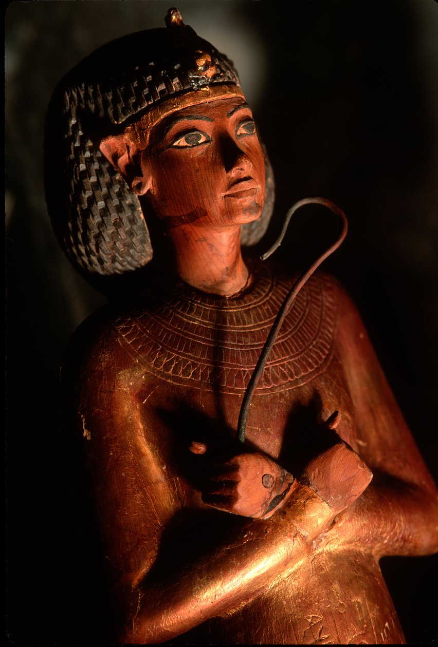 Muzeum Luksorskie; Egipt, król Tut, Tutanchamon, Tutanchamon, Uszabti, 2001 (zdjęcie) autorstwa Kenneth Garrett