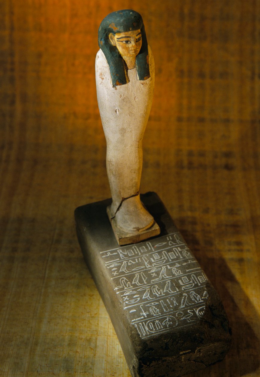 Magiczna cegła, Thutmosis IV; KV 43. "Magiczne cegły" były często umieszczane w niszach r..., 2009 (zdjęcie) autorstwa Kenneth Garrett